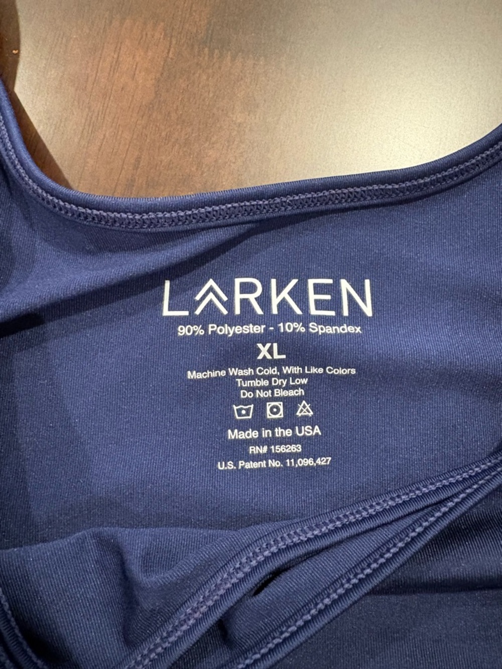 Larken X nursing pumping breastfeeding bra xl blue - Picture 3 of 10
